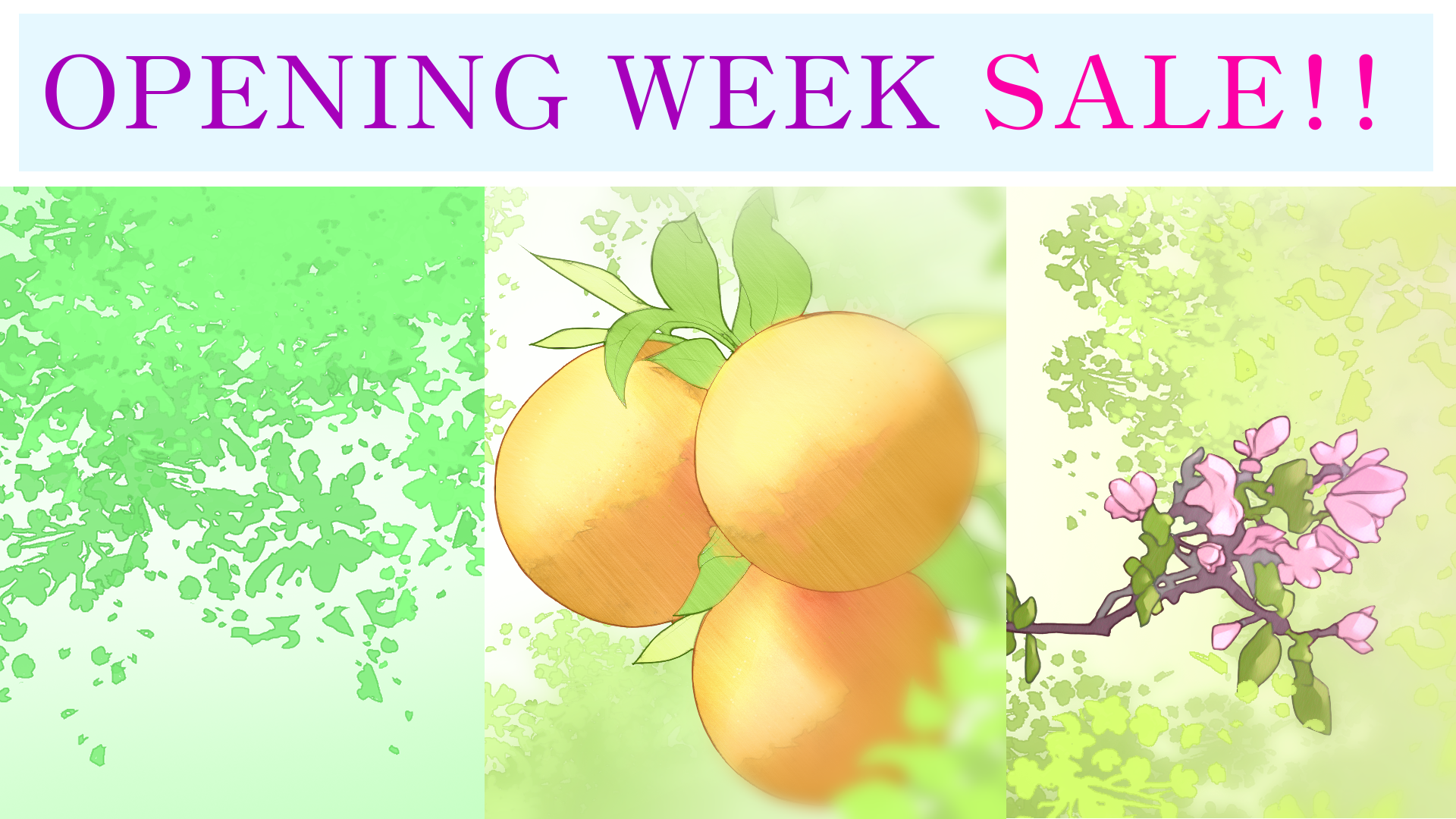 OPENING SALE!! Up to 80% Off