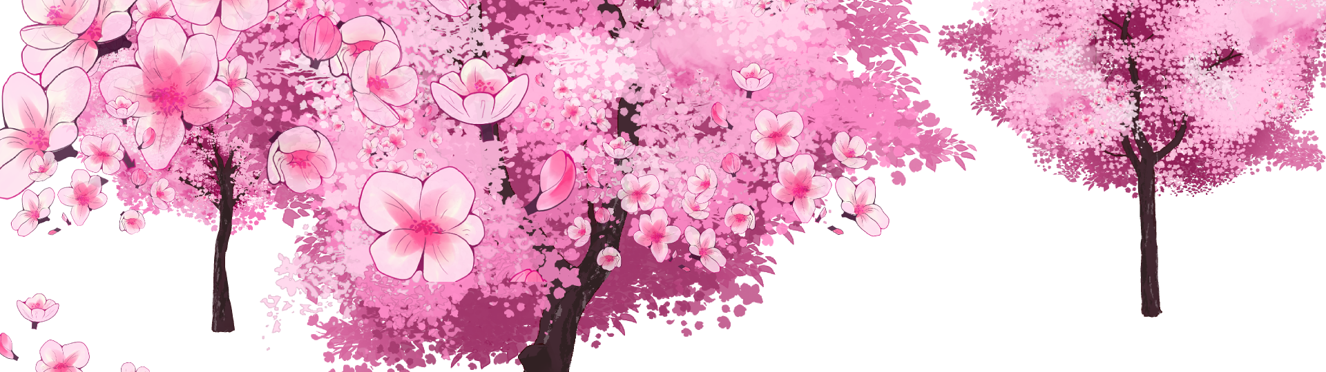 Sakura Trees Brush