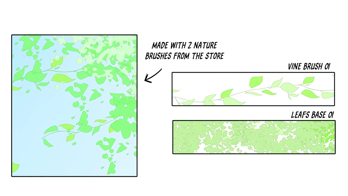 Fantasy Vine Brush - Product Specifications and Info