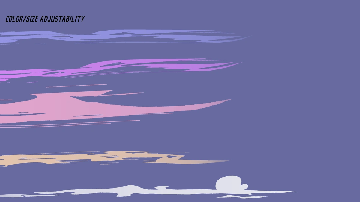 Action Battle Winds Brush - Detailed View