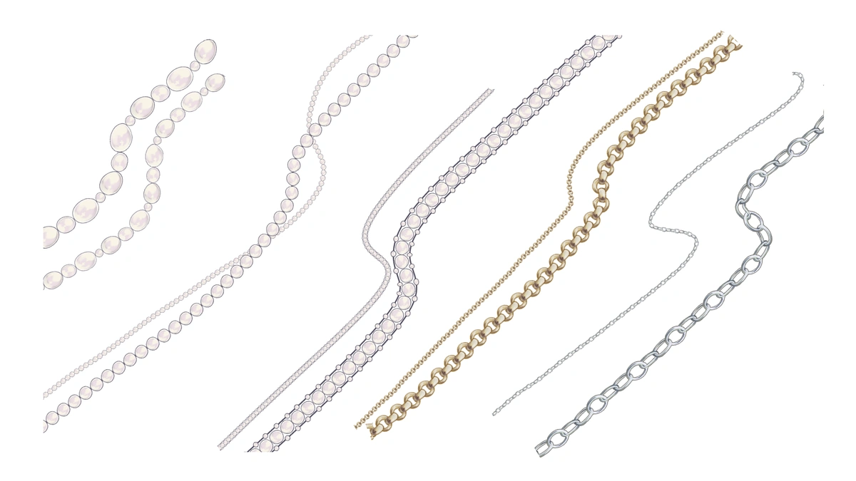 Romance Pearl Necklace Brush - Showcase Gallery 1
