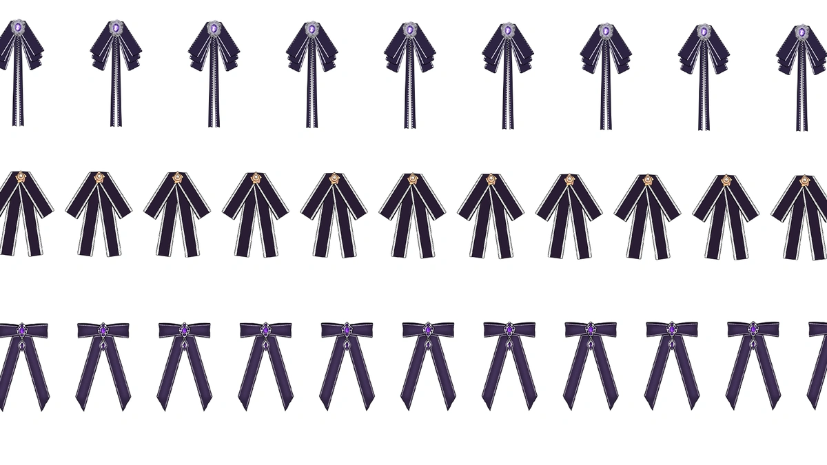 Romance Bows Brushes Set - Showcase Gallery 1