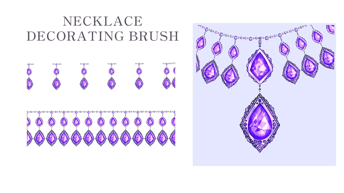 Romance Necklace Brush - Preview