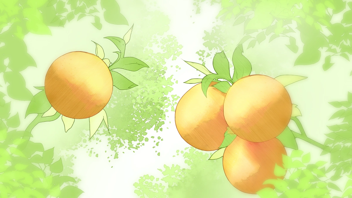 Fantasy Citrus And Leaf Template - Detailed View
