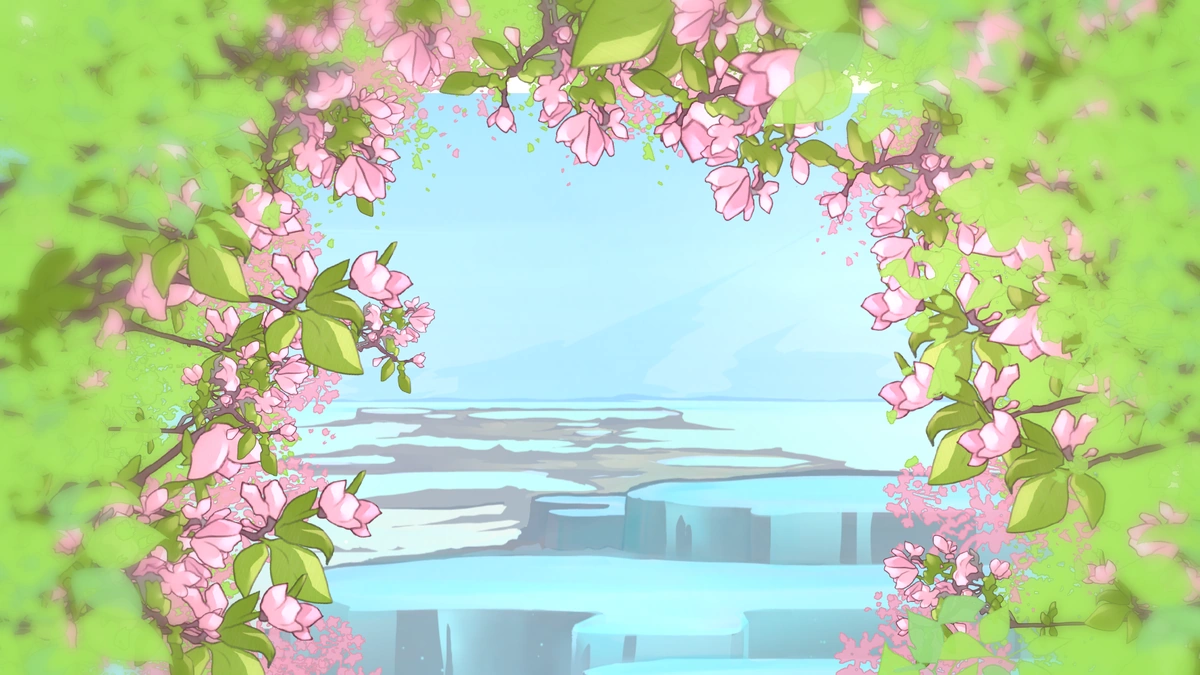 Fantasy Sakura Branch Brushes - Detailed View