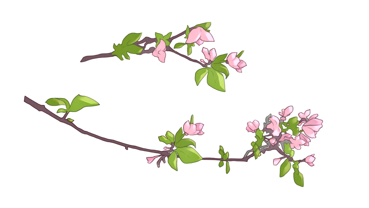 Fantasy Sakura Branch Brushes - Product Specifications and Info