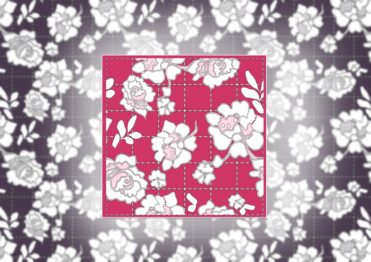 Romance Flowers Pattern - Preview