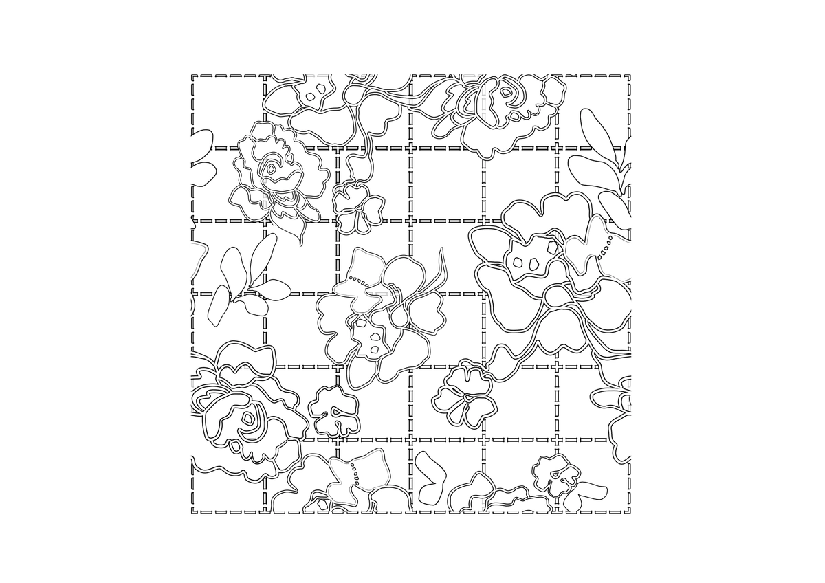 Romance Flowers Pattern - Product Specifications and Info
