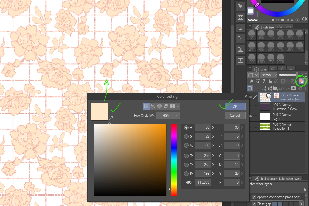 Romance Flowers Pattern - Product Specifications and Info
