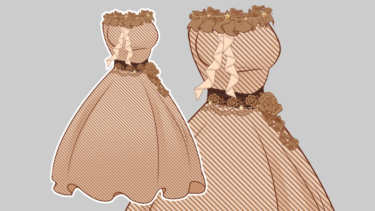 Chocolate Soft Dress Template - Product Specifications and Info