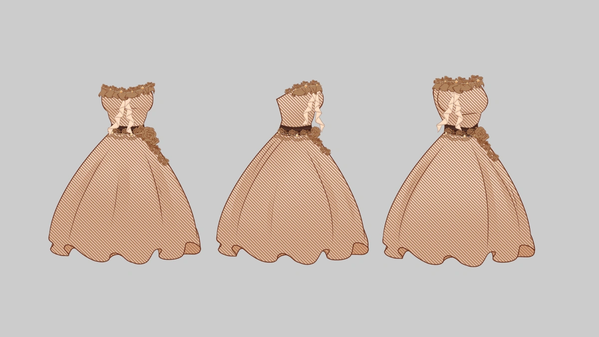 Chocolate Soft Dress Template - Product Specifications and Info
