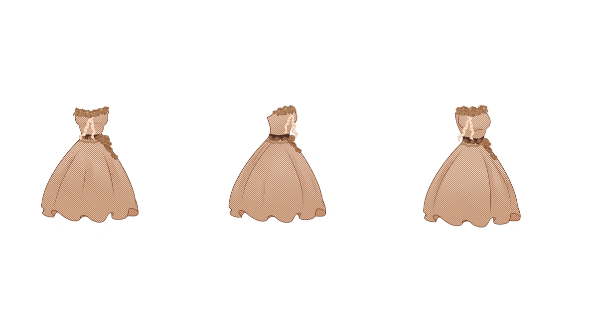 Chocolate Soft Dress Template - Product Specifications and Info