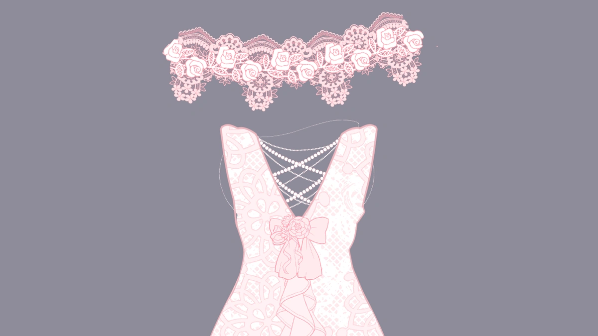 Soft Pink Pastel Dress - Showcase Gallery 1