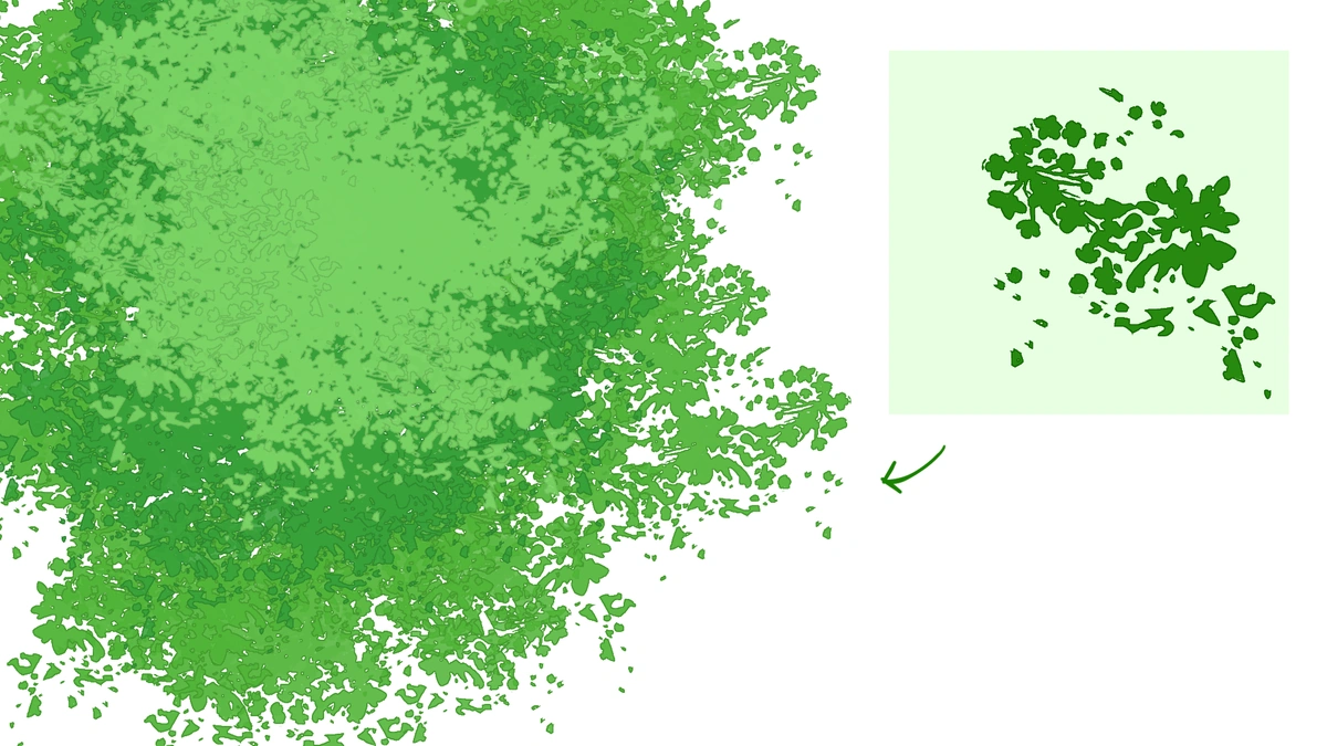 Tree Leaves Brush - Showcase Gallery 1