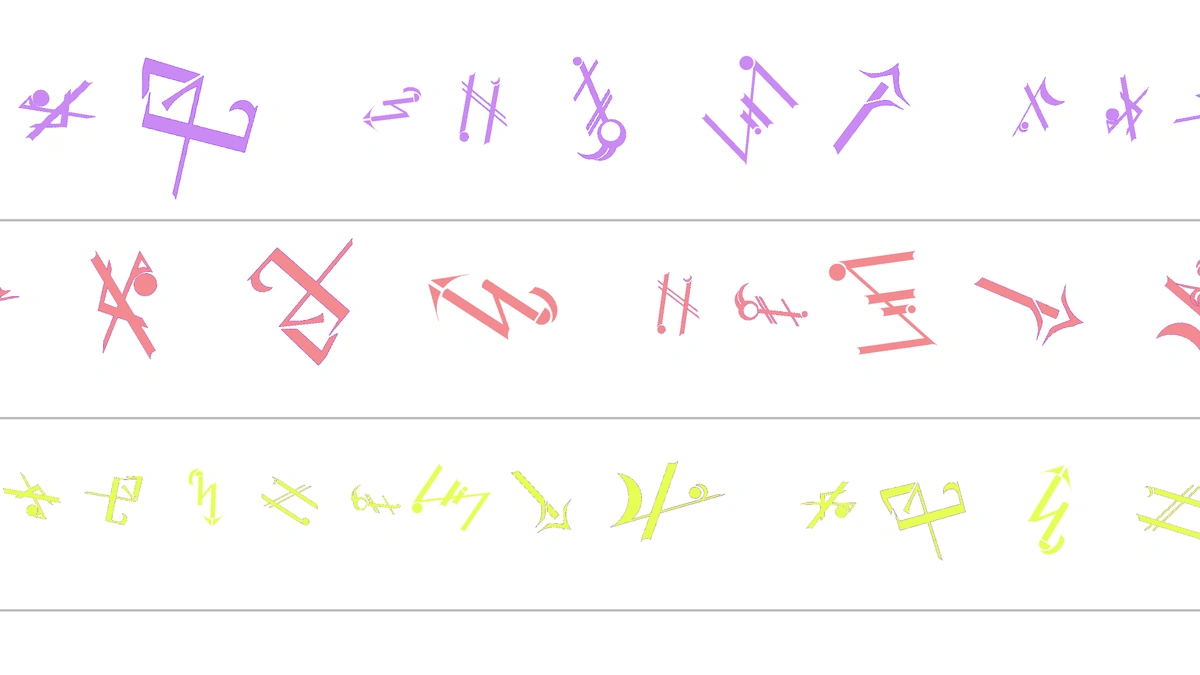 Ancient Runes Brush - Detailed View