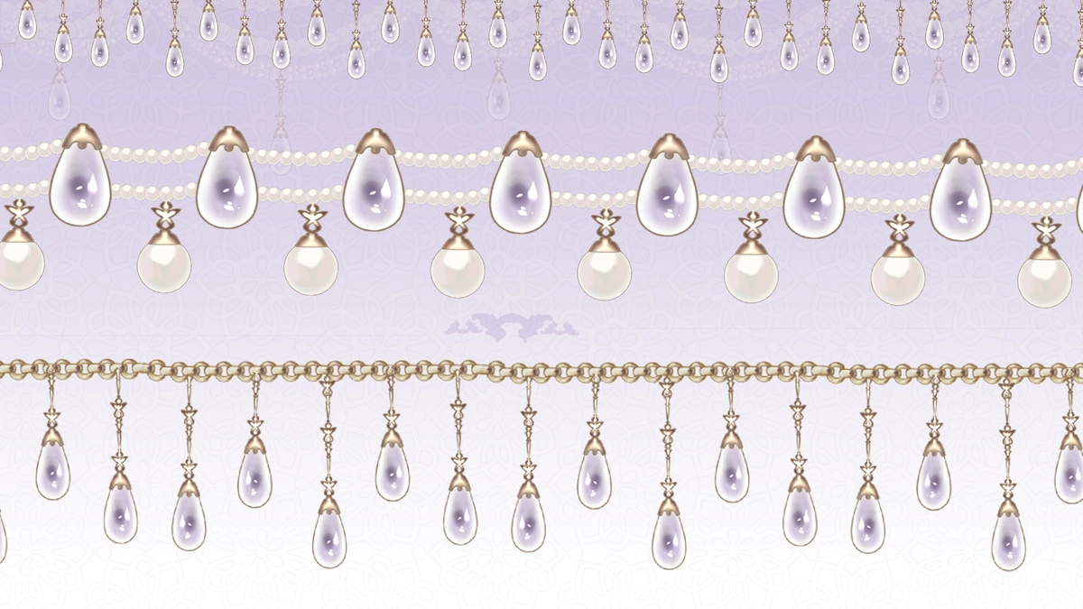 Elegant Necklace Fantasy Jewelry SET - Detailed View