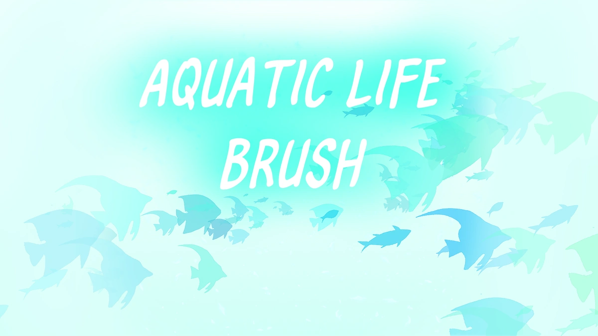 School of Fish Brush 02 - Main Product Visual