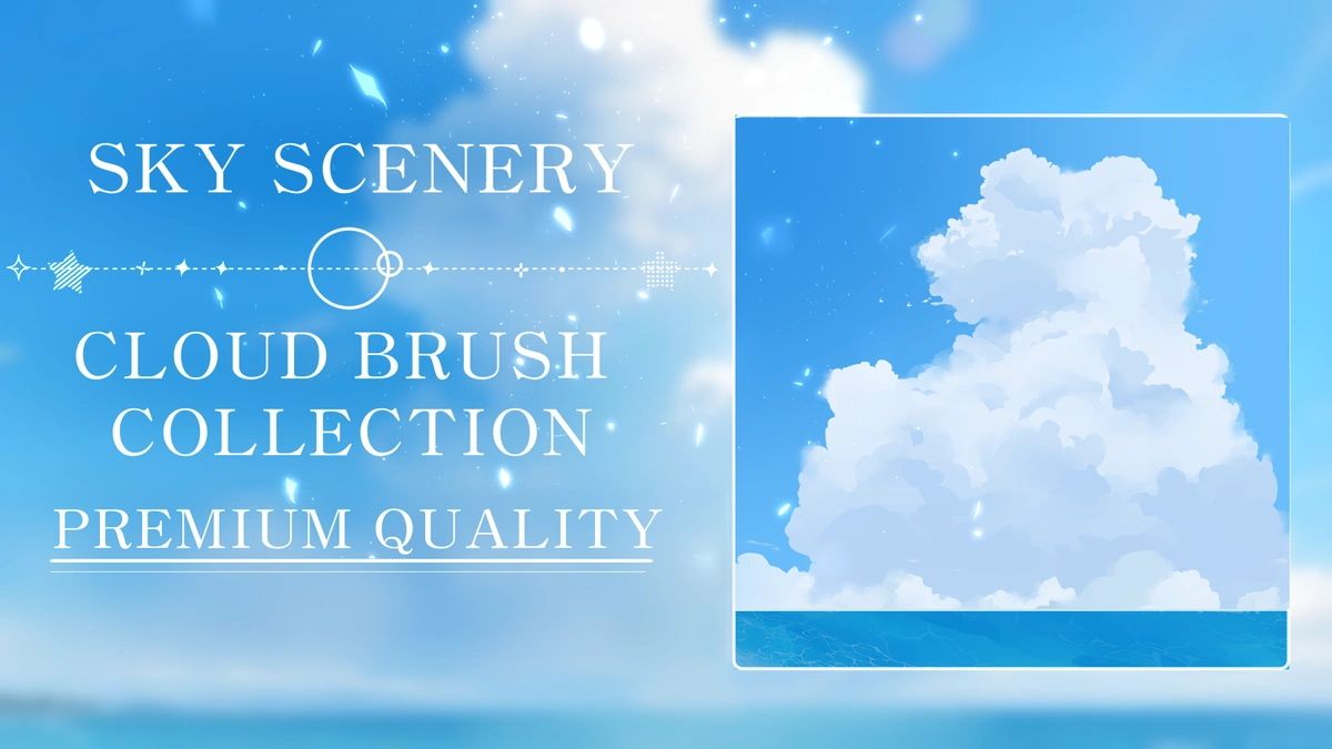 Cloud Brush, Sky Scenery Collection - Preview