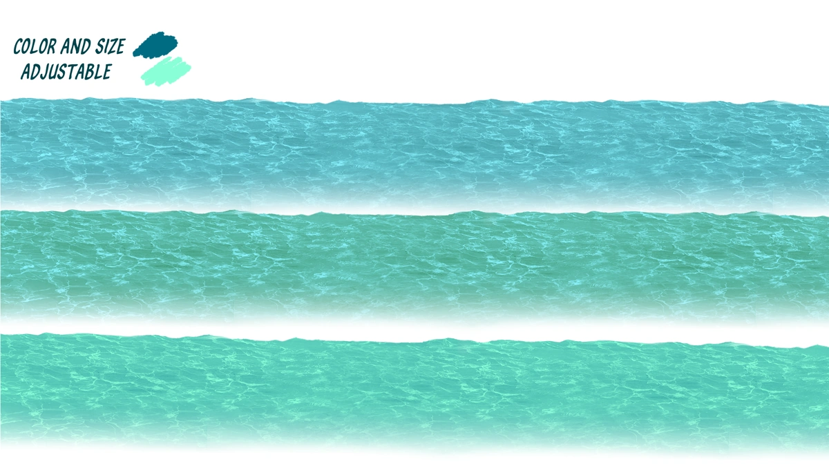 Beautiful Water Line Brush - Detailed View