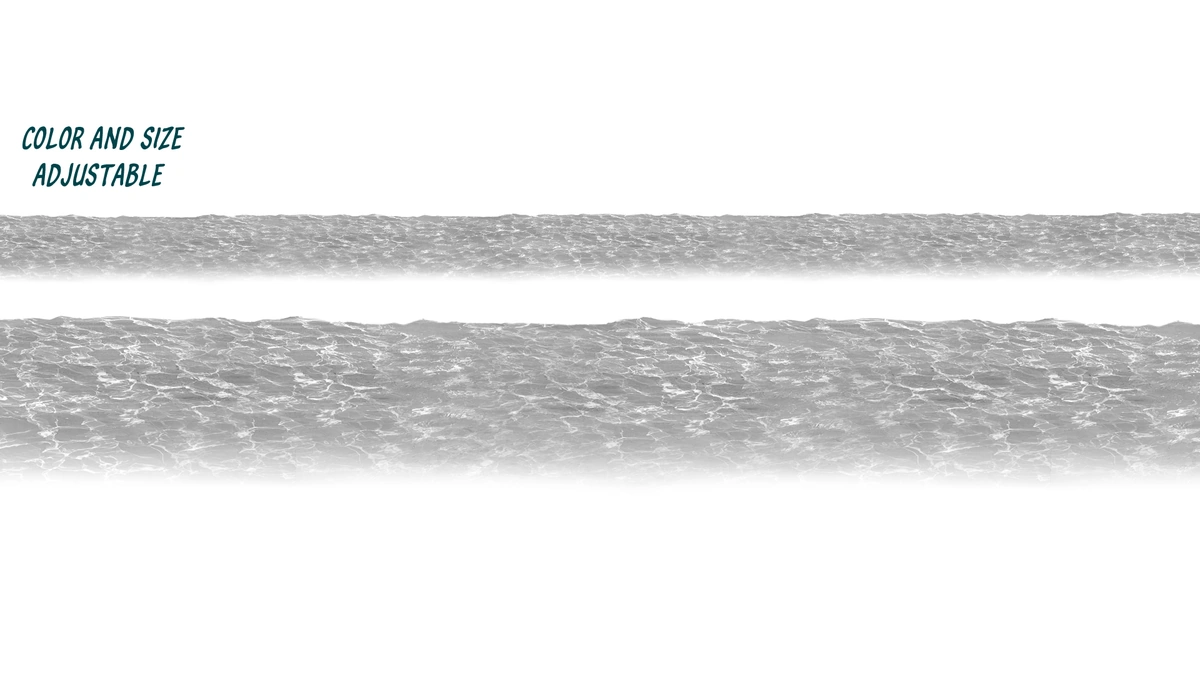 Beautiful Water Line Brush - Detailed View