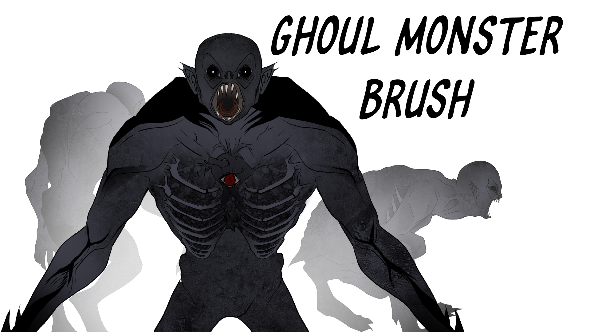 Fantasy Monster Ghoul Brush